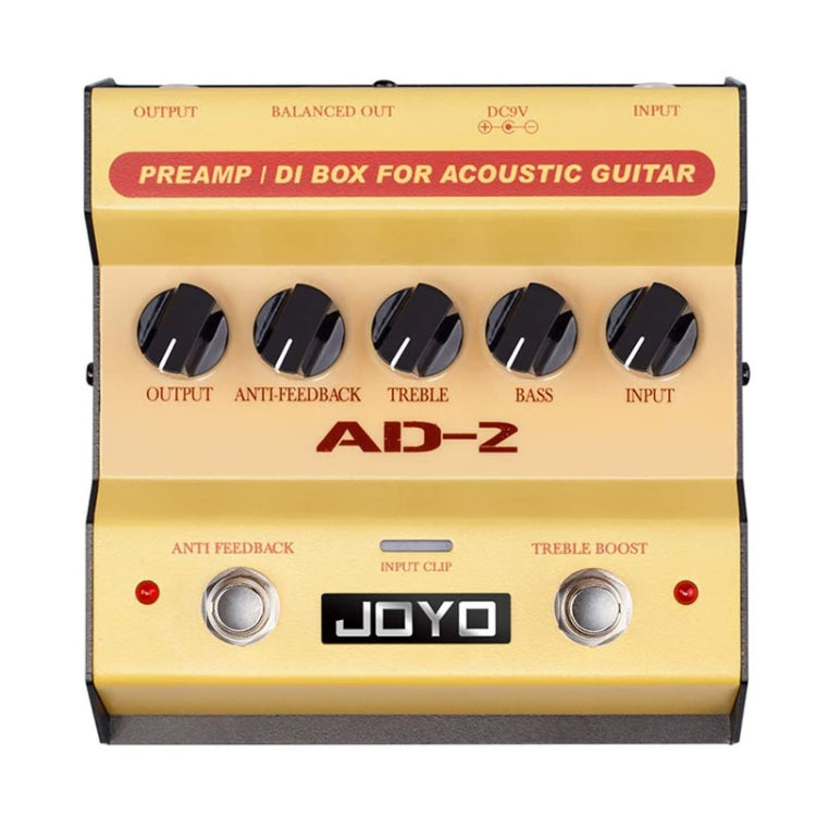 JOYO AD-2 Preamplificatore da pavimento per chitarra acustica DI JOYO AD-2 Preamplificatore da pavimento per chitarra acustica DI